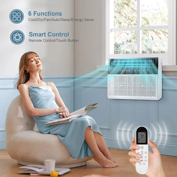Antarctic Star 12,000 BTU U-Shaped Window Air Conditioner Unit Cools up to 550 Sq.Ft. with 6 Modes 24H Timer, Window AC Units