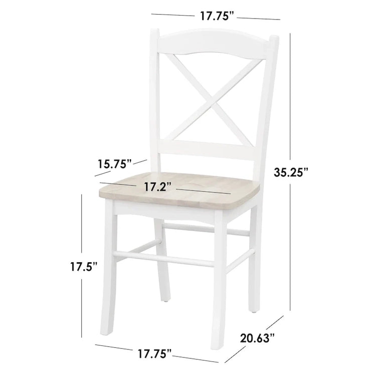 Simple Living Country Cottage Drop Leaf 3-Piece Dining Set