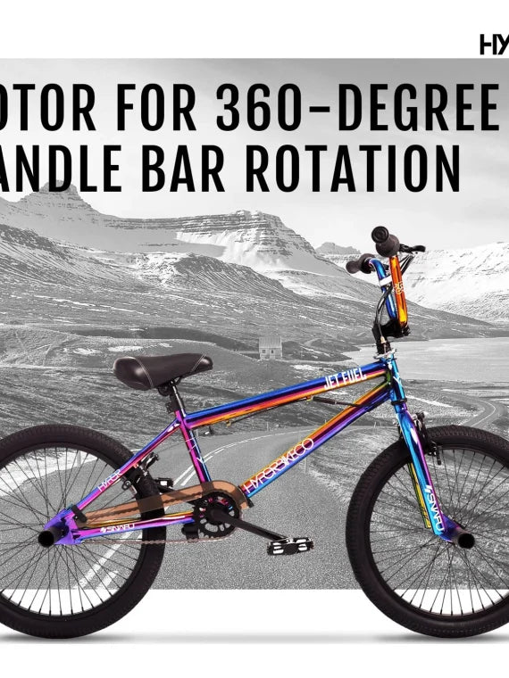 Hyper Bicycles 20'' Jet Fuel Bmx Bike for Kids, Recommended Ages 8 to 13 Years Old