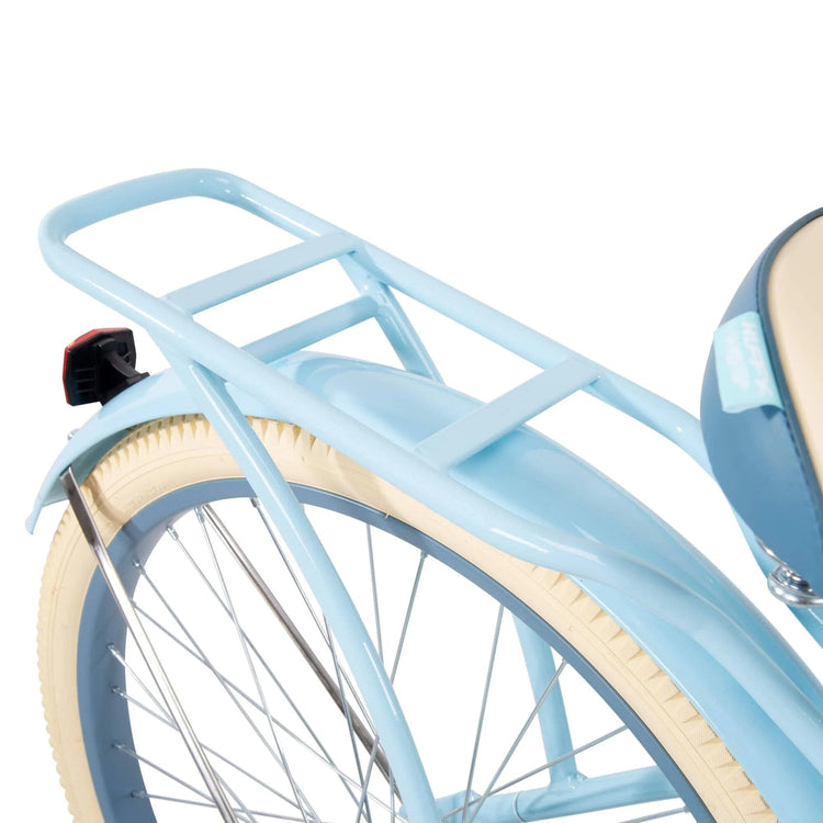 Nel Lusso Classic Cruiser Bike with Fit Frame, Women'S, Light Blue, 26"