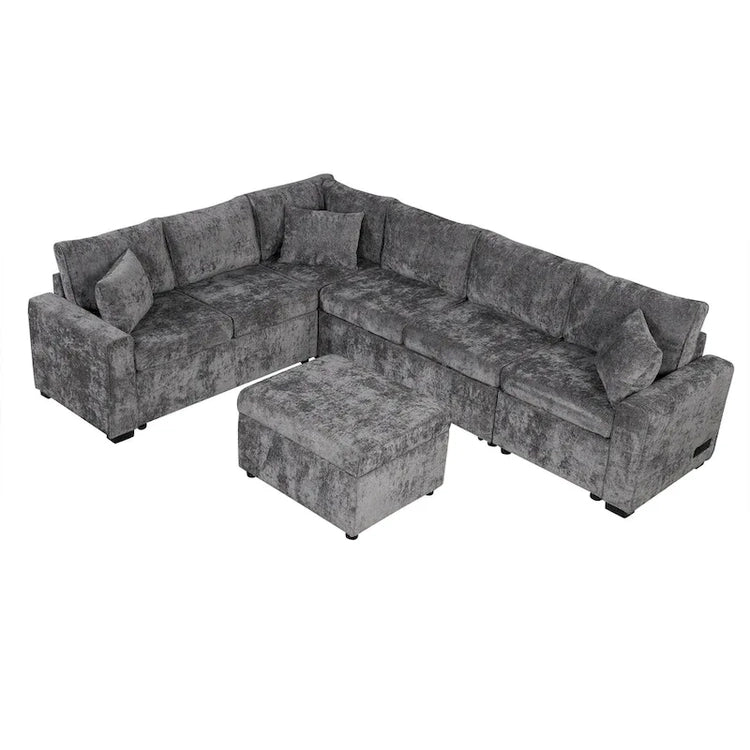 Sectional Sofa Pull-Out Sofa Bed Sleeper