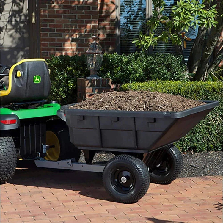 12.5 Cu. Ft.. 1000 Lb. Capacity Poly Swivel Dump Cart
