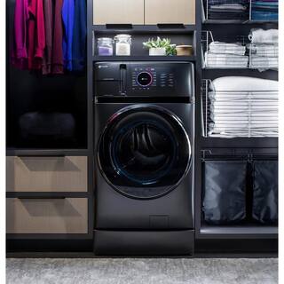 Profile 4.8 Cu. Ft.. Ultrafast Combo Washer Dryer with Ventless Heat Pump Technology in Carbon Graphite
