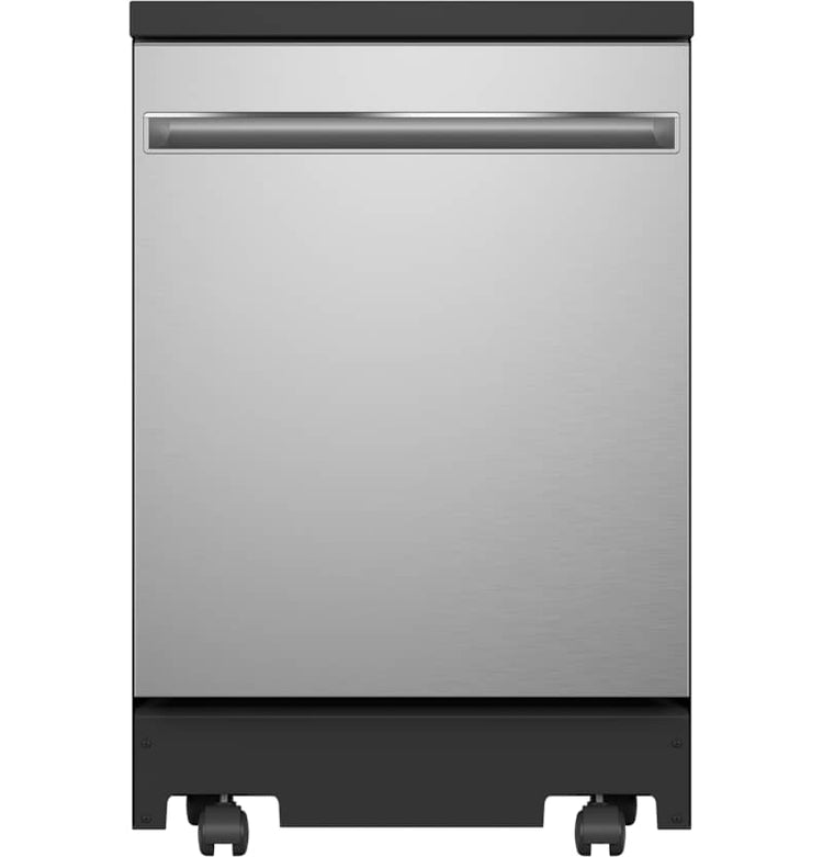 24 Stainless Steel Portable Dishwasher with Sanitize Cycle