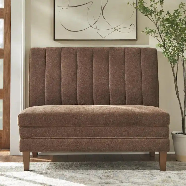 Lifestorey Kerrington 3-Piece Channel Back Upholstered Banquette Set