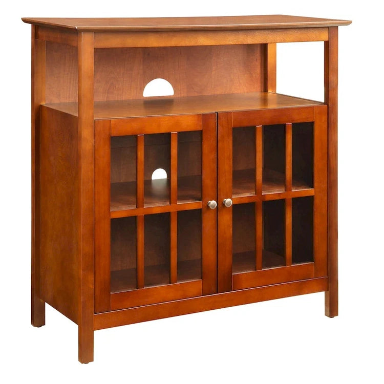 Convenience Concepts Big Sur Highboy 40 Inch TV Stand with Storage Cabinets