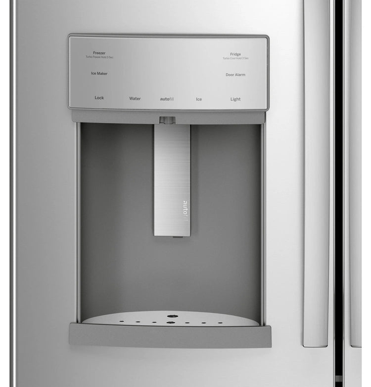 GE Profile Series Energy Star 27.7 Cu. Ft.. Fingerprint Resistant French-Door Refrigerator with Hands-Free Autofill