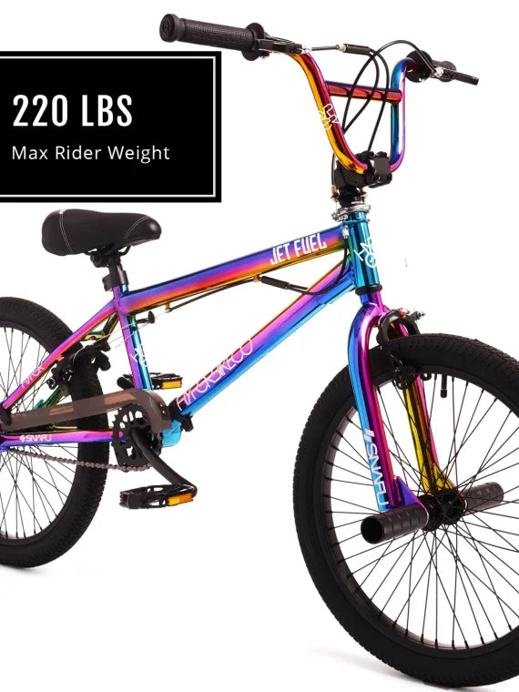 Hyper Bicycles 20'' Jet Fuel Bmx Bike for Kids, Recommended Ages 8 to 13 Years Old
