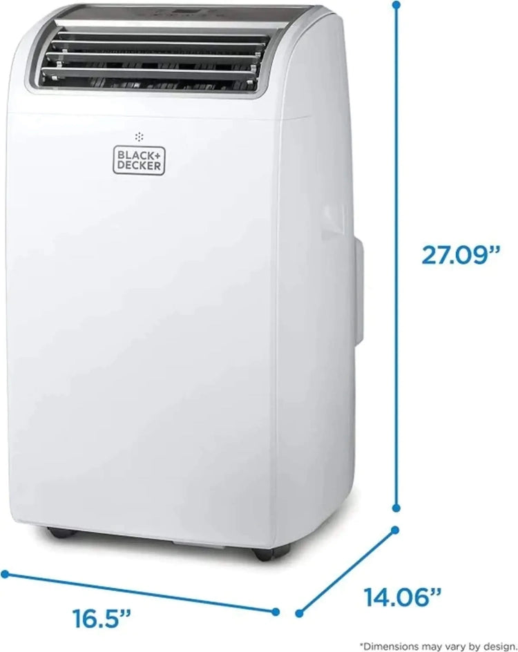 Black+decker Air Conditioner, 14,000 BTU Air Conditioner Portable for Room up to 700 Sq. Ft. with Remote Control, White