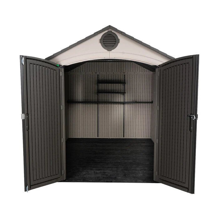 8 Ft. W X 12.5 Ft. D Plastic Storage Shed