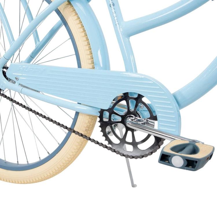 Nel Lusso Classic Cruiser Bike with Fit Frame, Women'S, Light Blue, 26"