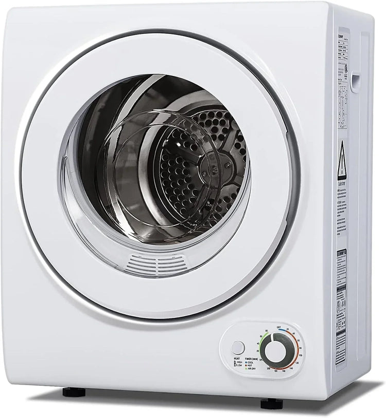 Portable Clothes Dryer 850W, 1.5 Cu. Ft., Compact & Quiet, Wall-Mountable, Etl Certified, Ideal for Small Spaces