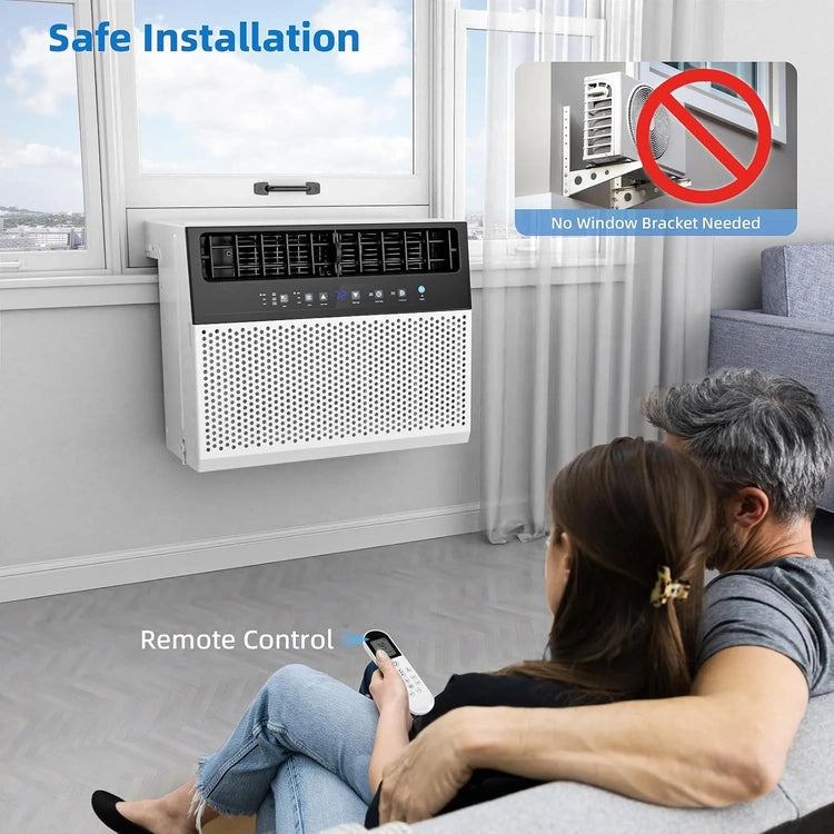 Antarctic Star 12,000 BTU U-Shaped Window Air Conditioner Unit Cools up to 550 Sq.Ft. with 6 Modes 24H Timer, Window AC Units