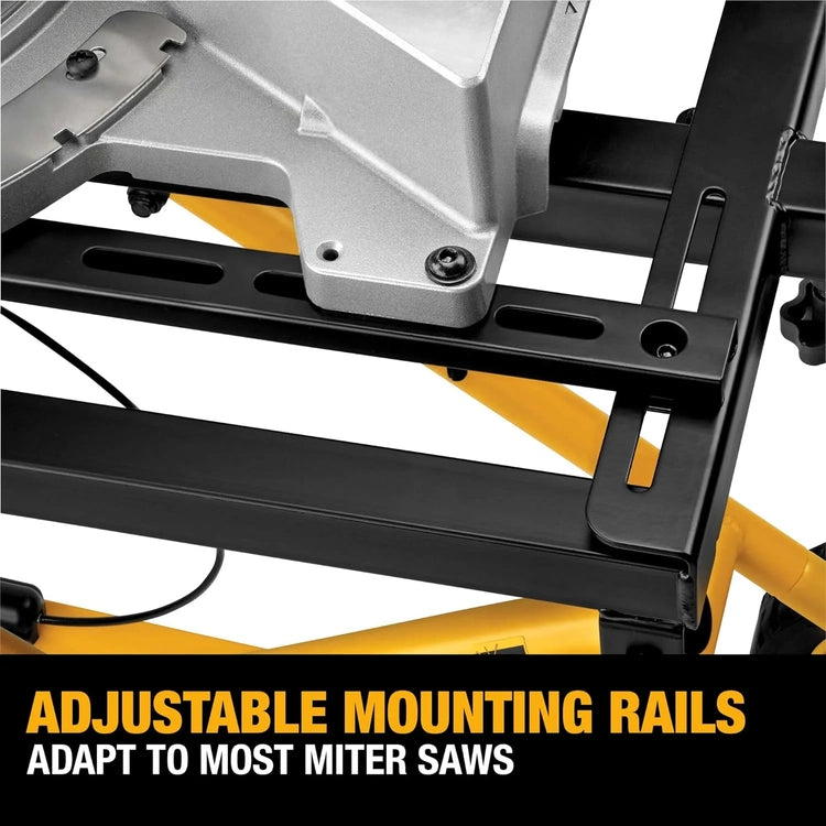 Dewalt Miter Saw Stand with Wheels (DWX726), Yellow