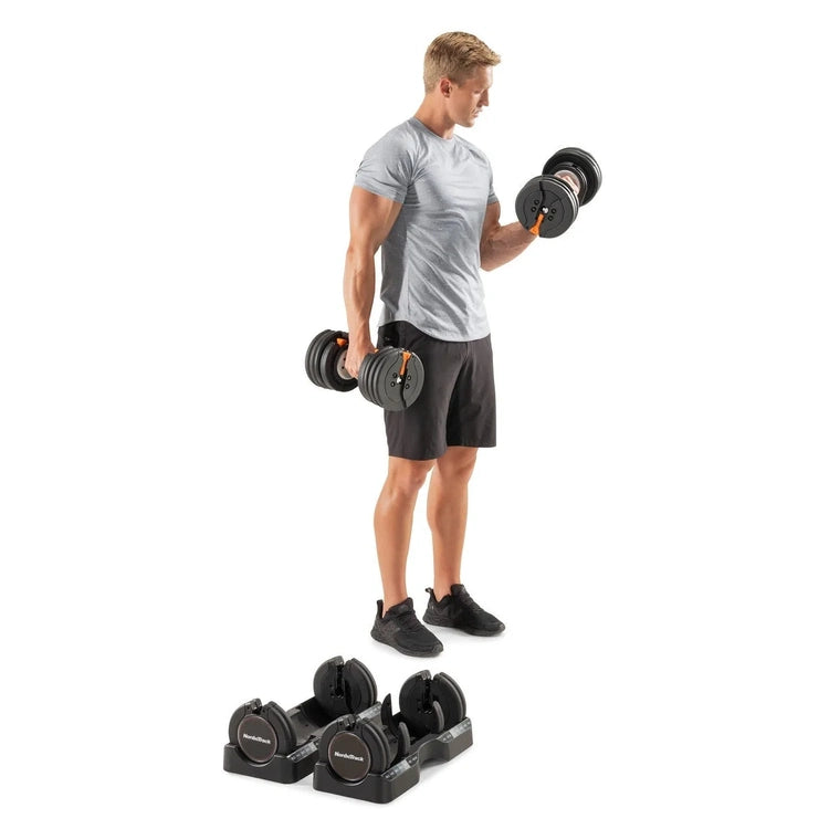 Nordictrack 55 Lb. Select-a-Weight Dumbbell Set