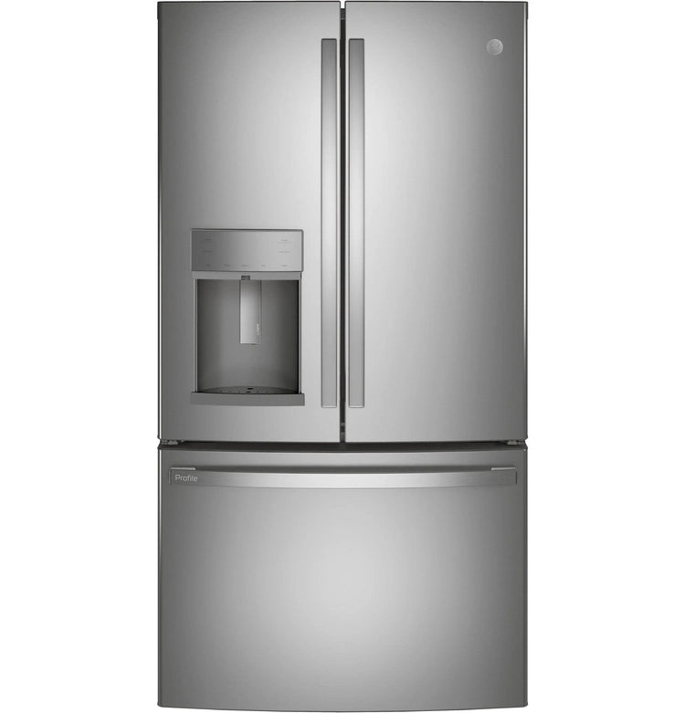 GE Profile Series Energy Star 27.7 Cu. Ft.. Fingerprint Resistant French-Door Refrigerator with Hands-Free Autofill