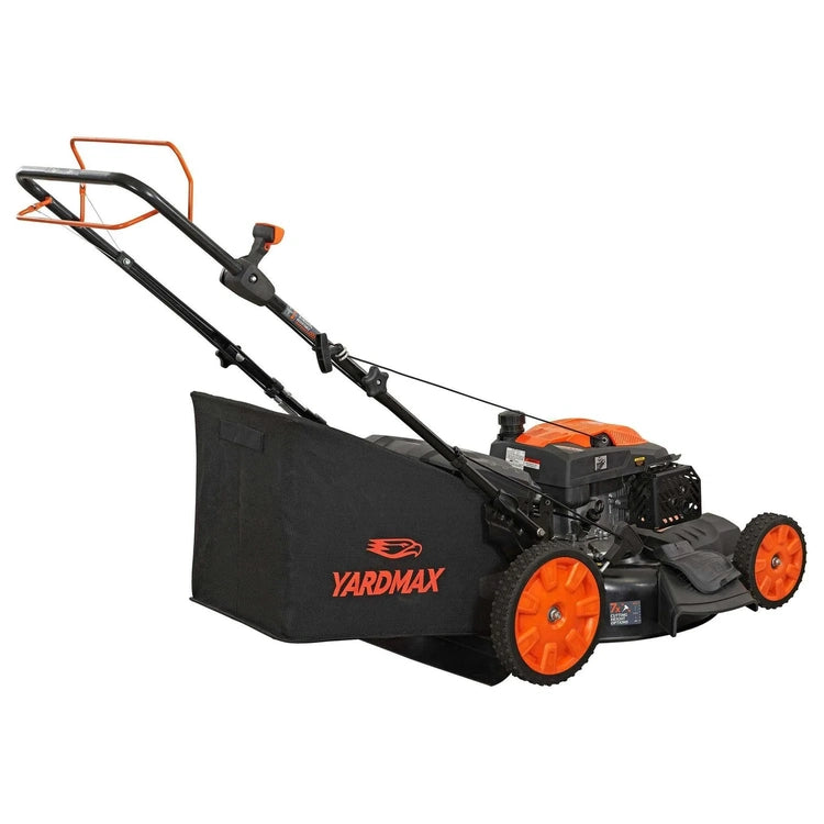 YG2860 22'' 201cc 3-in-1 Gas Self-Propelled Lawn Mower with Cvt and High Wheels