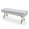 Lifetime 4-Pack Commercial Stacking 8 Ft Folding Table - White (80344)