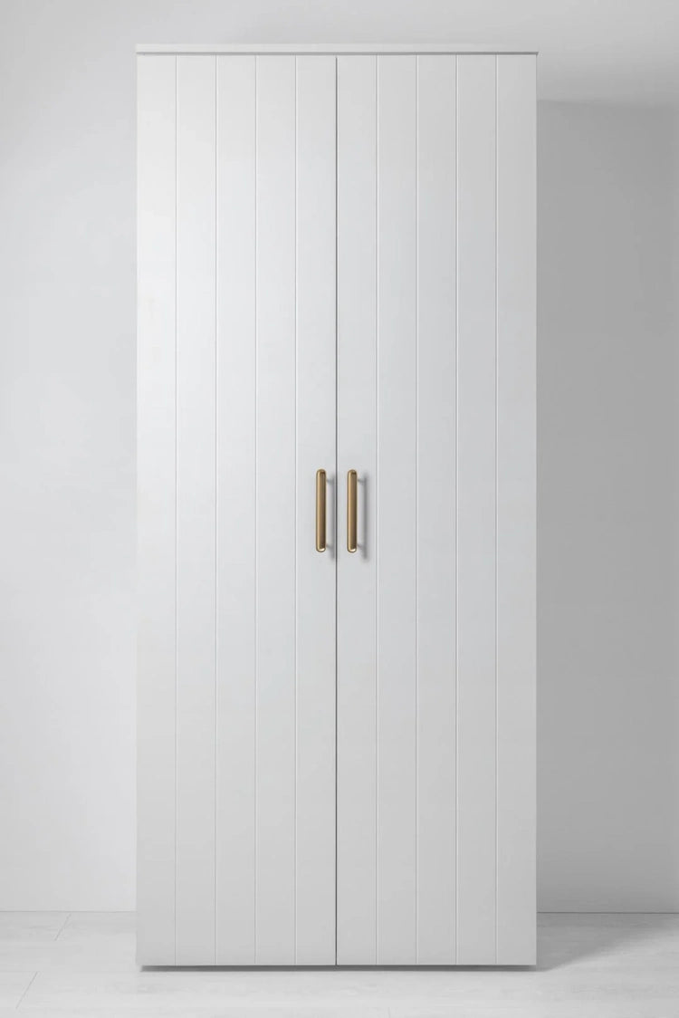 Stockholm Universal Storage Cupboard - Vj Panel - Deco Gold Handle