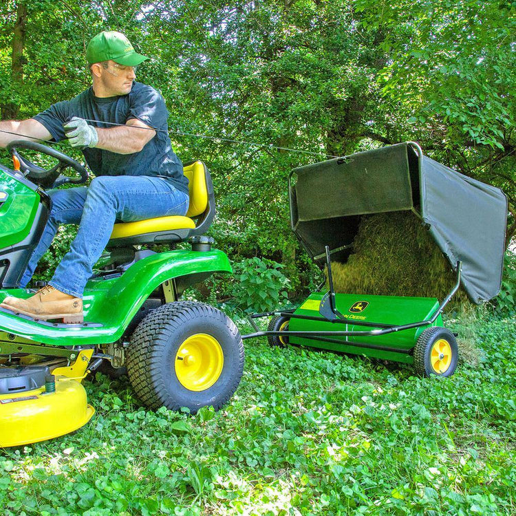 42 In. 24 Cu. Ft.. Tow-Behind Lawn Sweeper Sts-42JDC
