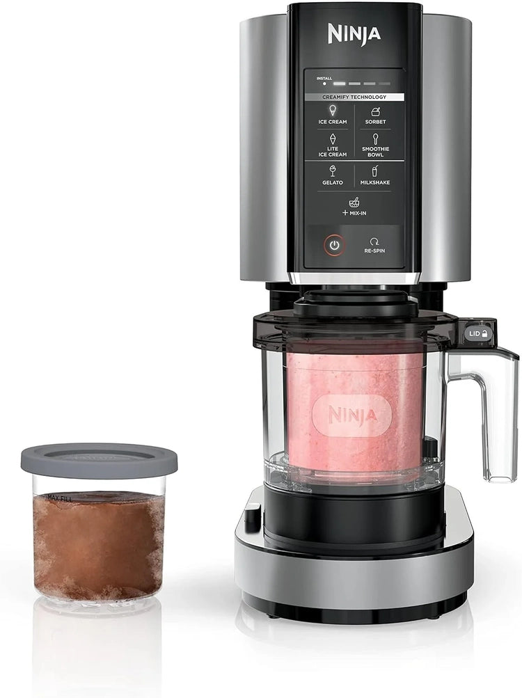 Ninja NC301 Creami Ice Cream Maker, for Gelato, Mix-Ins, Milkshakes, Sorbet, Smoothie Bowls & More, 7 One-Touch Programs