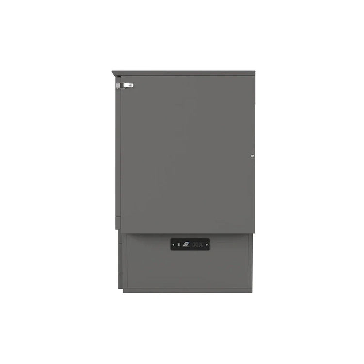 Monroe Full Murphy Bed Chest with 6 Memory Foam Mattress