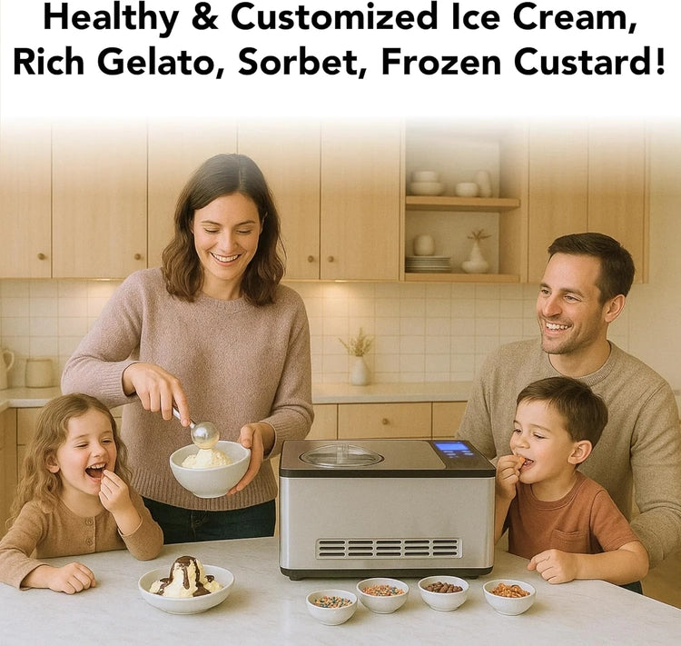 Whynter Icr-300SS 0.5-Quart Stainless Steel Rolled Ice Cream Maker with Compressor