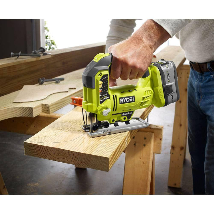 Ryobi One+ 18V Cordless 10-Tool Combo Kit with 3 Batteries and Charger PCK750KN