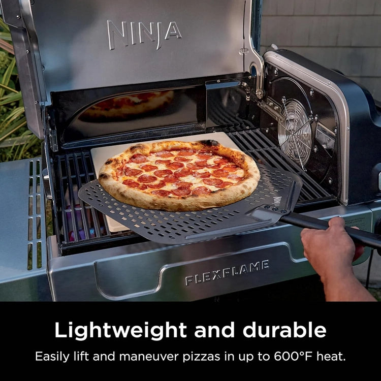 Ninja Flexflame, Grill and Smoker, Electric and Propane Grill, Roaster, BBQ Grill, 5-in-1 Cooking System, 3 Burner, Digital Control, Outdoor Cooking