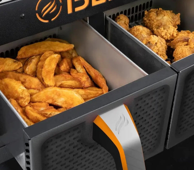 Sale Blackstone 2-Burner 28" Griddle with Electric Air Fryer and Hood