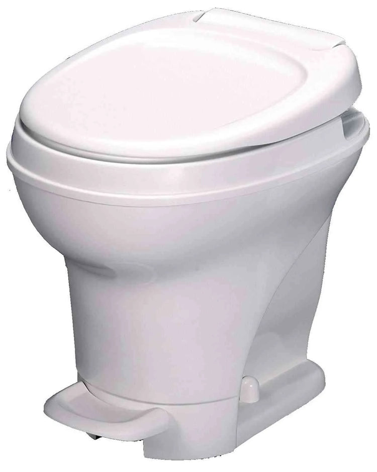 Aqua-Magic V RV Toilet Pedal Flush/High Profile/White - Thetford 31671