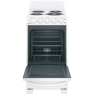 20 In. 4 Burner Element Free-Standing Electric Range in White