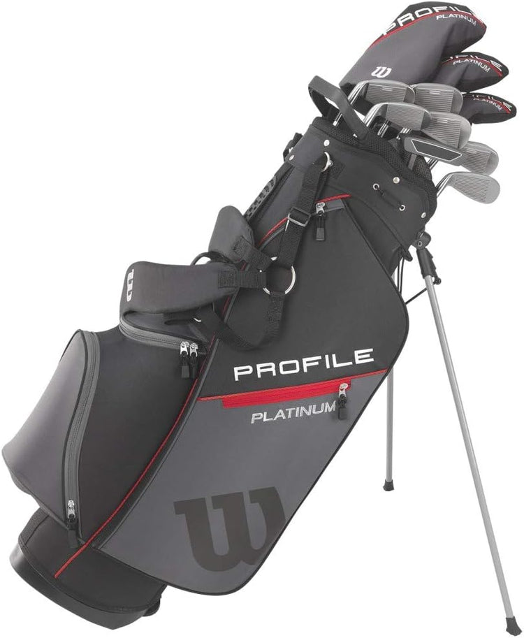 Wilson Profile Platinum Club Set, Right Hand, Stand Bag