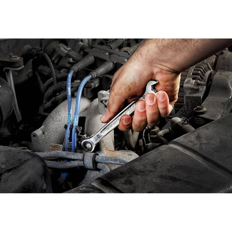 Sae/Metric Combination Ratcheting Wrench Mechanics Tool Set (30-Piece) 48-22-9416-48-22-9516