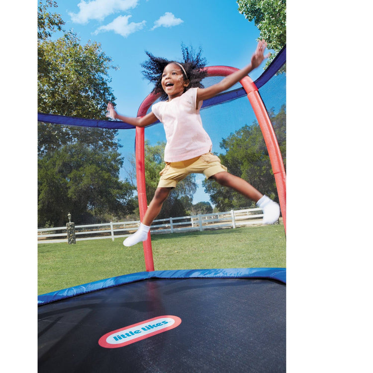 Little Tikes 7 & Climb & N Slide Trampoline with Enclosure