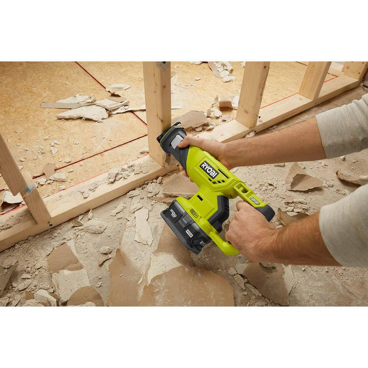 Ryobi One+ 18V Cordless 10-Tool Combo Kit with 3 Batteries and Charger PCK750KN