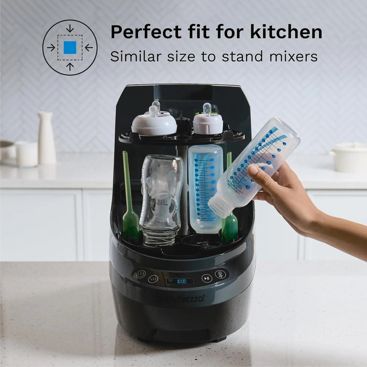 Baby Bottle Washer Pro - Bottle Washer, Sterilizer + Dryer - All in One Machine Cleans Bottles, Pump Parts, & Sippy Cups - Replaces Hand Washing