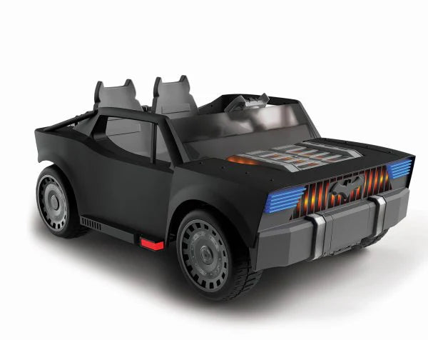 12V Batman Batmobile Battery Powered Ride on Car Includes Remote Control Motorcycle for Boys Girls Ages 3 Years and up