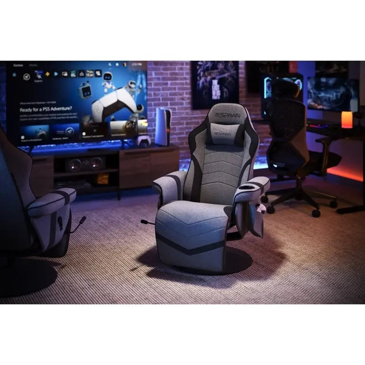 Gaming Recliner - Reclining Chair with Footrest