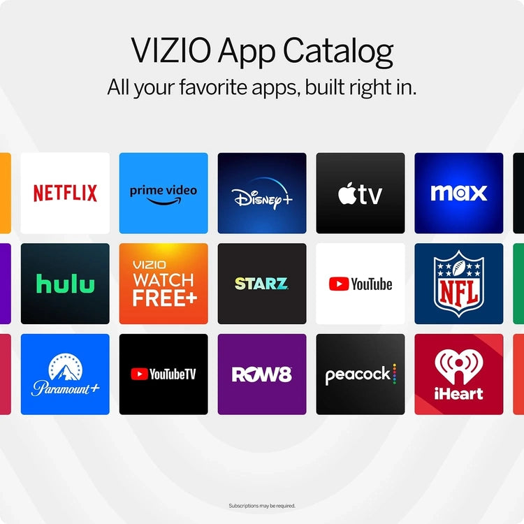 Vizio 50'' 4K Resolution HDR Smart TV, Dolby Vision HDR/HDR10+, Wi-Fi 6