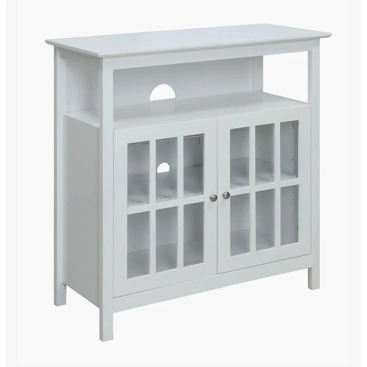 Convenience Concepts Big Sur Highboy 40 Inch TV Stand with Storage Cabinets