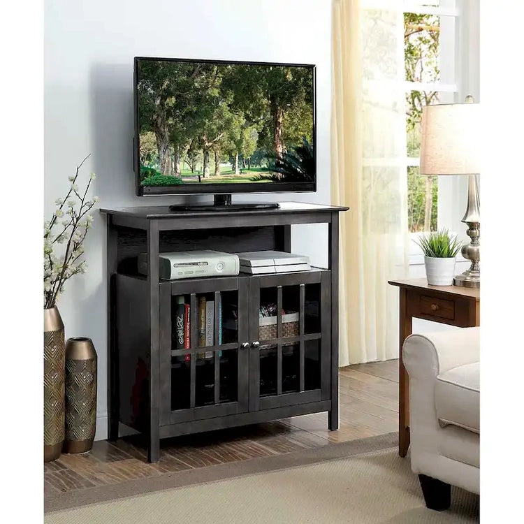 Convenience Concepts Big Sur Highboy 40 Inch TV Stand with Storage Cabinets