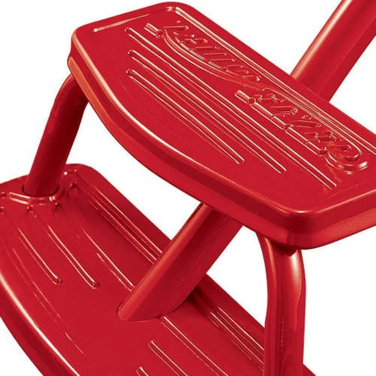 Radio Flyer, Classic Red Dual Deck Tricycle, 12'' Front Wheel, Red, Kids Ages 2.5 - 5 Years