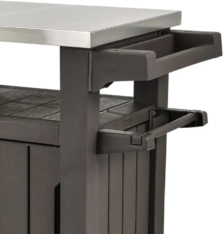 Keter Unity Xl Portable Outdoor Table and Storage