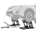 Black Widow Hydraulic Car Lift with Ramp - 3,000 Lb. per Pair Capacity