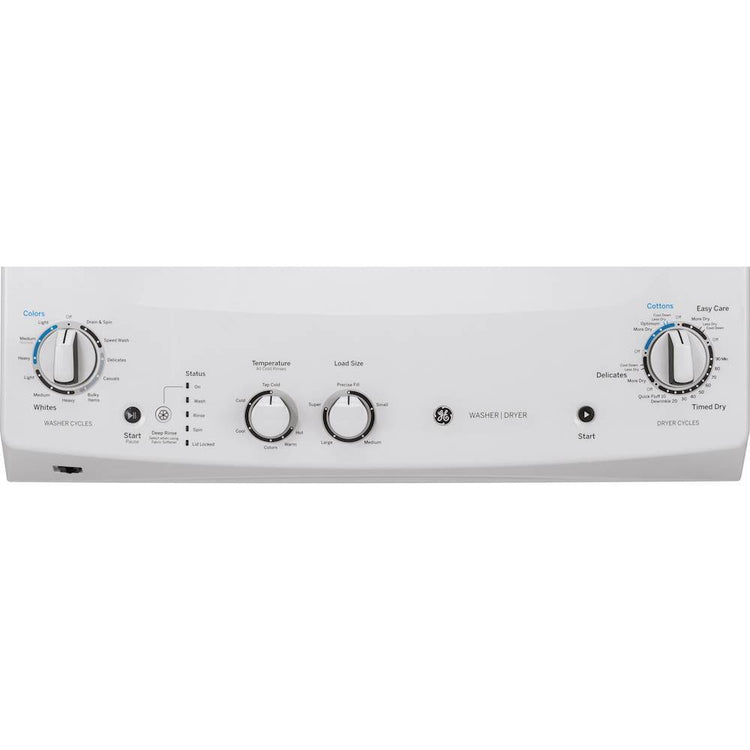 3.8 Cu. Ft.. Top Load Washer and 5.9 Cu. Ft.. Electric Dryer Laundry Center - White