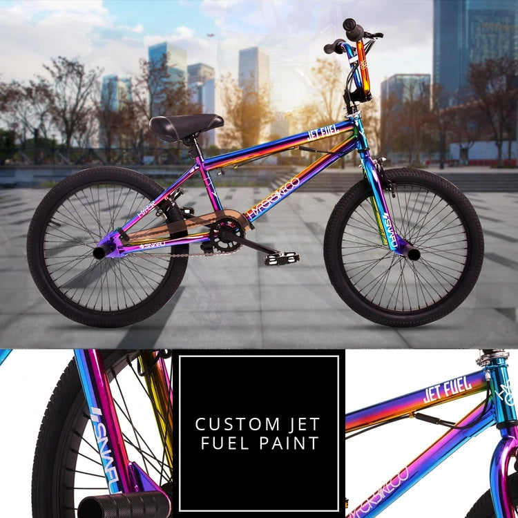 Hyper Bicycles 20'' Jet Fuel Bmx Bike for Kids, Recommended Ages 8 to 13 Years Old