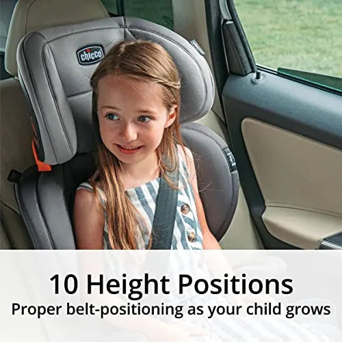 Chicco 2-in-1 Belt-Positioning Booster Car Seat, Backless and High Back Booster Seat, for Children Aged 4 Years and up and 40-100 Lbs