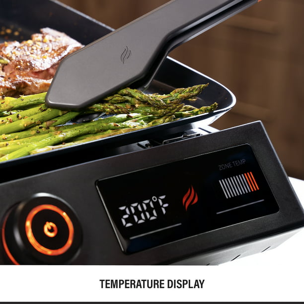 Blackstone E-Series 17" Electric Tabletop Griddle with Hood, Black