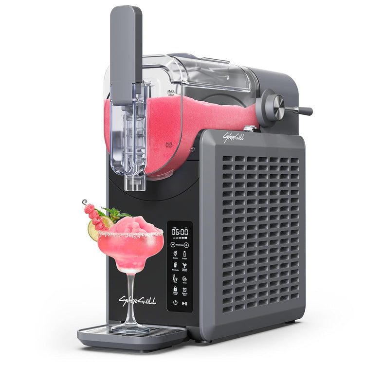 Slushie Machine - Professional Frozen Drink Maker No Ice Needed- 70 Oz Slushy Machine for Home with LED Display